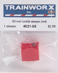 4021-05 Peterbilt Semi Tractor 63" Unibilt Sleeper, Red 4021-05 Peterbilt Semi Tractor 63" Unibilt Sleeper, Red