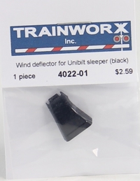 4022-01 Wind Deflector for Peterbilt 379 Tractor with Unibilt Sleeper, Black 4022-01 Wind Deflector for Peterbilt 379 Tractor with Unibilt Sleeper, Black