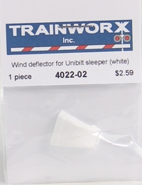 4022-02 Wind Deflector for Peterbilt 379 Tractor with Unibilt Sleeper, White 4022-02 Wind Deflector for Peterbilt 379 Tractor with Unibilt Sleeper, White