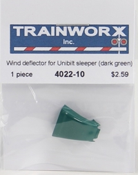 4022-10 Wind Deflector for Peterbilt 379 Tractor with Unibilt Sleeper, Dark Green 4022-10 Wind Deflector for Peterbilt 379 Tractor with Unibilt Sleeper, Dark Green