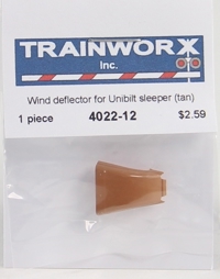 4022-12 Wind Deflector for Peterbilt 379 Tractor with Unibilt Sleeper, Tan 4022-12 Wind Deflector for Peterbilt 379 Tractor with Unibilt Sleeper, Tan