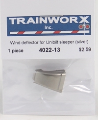 4022-13 Wind Deflector for Peterbilt 379 Tractor with Unibilt Sleeper, Silver 4022-13 Wind Deflector for Peterbilt 379 Tractor with Unibilt Sleeper, Silver