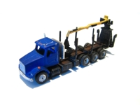 4023 Kenworth Tri-Axle Logging Trucks Kit (d)