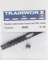 4030 Tandem-Axle Tractor Frame with 5th Wheel, Decorated 4030 Tandem-Axle Tractor Frame with 5th Wheel, Decorated