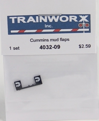 4032-09 Cummins Mud Flaps (Black) 4032-09 Cummins Mud Flaps (Black)