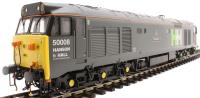 Class 50 50008 "Thunderer" in Hanson & Hall grey