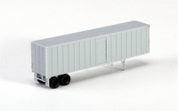 40400-01 40' Exterior Post Flexi-Van Trailer with Curb Door, Undecorated 40400-01 40' Exterior Post Flexi-Van Trailer with Curb Door, Undecorated
