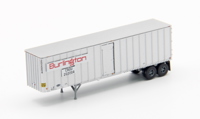 40404-07 40' Flexi-Van Trailer, Chicago Burlington and Quincy #202028 40404-07 40' Flexi-Van Trailer, Chicago Burlington and Quincy #202028