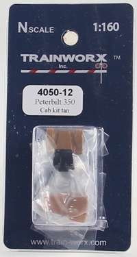 4050-12 Peterbilt 350 Tractor Decorated Cab Kit (Tan) 4050-12 Peterbilt 350 Tractor Decorated Cab Kit (Tan)