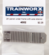 4052 28' Parcel Van Trailer Underframe with Axle Retainer 4052 28' Parcel Van Trailer Underframe with Axle Retainer