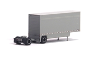40544-14 28' Parcel Van Trailer, Gray #288485 40544-14 28' Parcel Van Trailer, Gray #288485