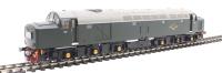 Class 40 in BR green with centre headcode panel - unnumbered