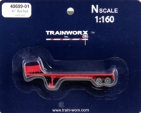 40699-01 40' Flat Bed, Early Red 40699-01 40' Flat Bed, Early Red