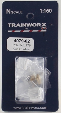 4079-02 Peterbilt 379 Tractor Decorated Cab Kit (White) 4079-02 Peterbilt 379 Tractor Decorated Cab Kit (White)