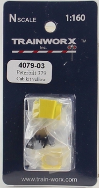 4079-03 Peterbilt 379 Tractor Decorated Cab Kit (Yellow) 4079-03 Peterbilt 379 Tractor Decorated Cab Kit (Yellow)