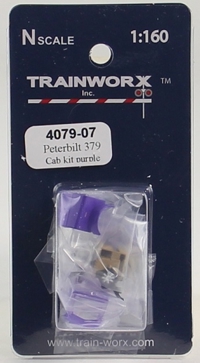 4079-07 Peterbilt 379 Tractor Decorated Cab Kit (Purple) 4079-07 Peterbilt 379 Tractor Decorated Cab Kit (Purple)