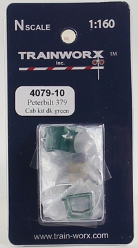4079-10 Peterbilt 379 Tractor Decorated Cab Kit (Dark Green) 4079-10 Peterbilt 379 Tractor Decorated Cab Kit (Dark Green)