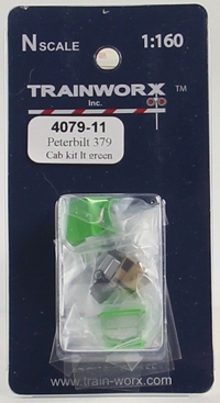 4079-11 Peterbilt 379 Tractor Decorated Cab Kit (Light Green) 4079-11 Peterbilt 379 Tractor Decorated Cab Kit (Light Green)