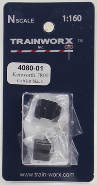 4080-01 Kenworth T800 Tractor Decorated Cab Kit (Black) 4080-01 Kenworth T800 Tractor Decorated Cab Kit (Black)