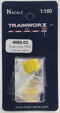 4080-03 Kenworth T800 Tractor Decorated Cab Kit (Yellow) 4080-03 Kenworth T800 Tractor Decorated Cab Kit (Yellow)