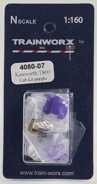 4080-07 Kenworth T800 Tractor Decorated Cab Kit (Purple) 4080-07 Kenworth T800 Tractor Decorated Cab Kit (Purple)