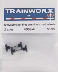 4088-4 Truck Wheels and Tires 10.00 x 20 Steer Tires on Aluminum Wheels (2-Axles) 4088-4 Truck Wheels and Tires 10.00 x 20 Steer Tires on Aluminum Wheels (2-Axles)