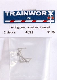 4091 Trailer Landing Gear, Raised and Lowered 4091 Trailer Landing Gear, Raised and Lowered