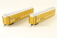 40928 Enclosed articulated Autorack of the Union Pacific - yellowithblack & white & up logo 880088