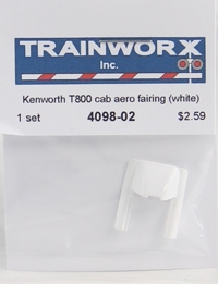 4098-02 Kenworth T800 Semi Tractor Cab Aero Fairing (White) 4098-02 Kenworth T800 Semi Tractor Cab Aero Fairing (White)