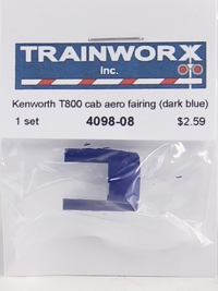 4098-08 Kenworth T800 Semi Tractor Cab Aero Fairing (Dark Blue) 4098-08 Kenworth T800 Semi Tractor Cab Aero Fairing (Dark Blue)