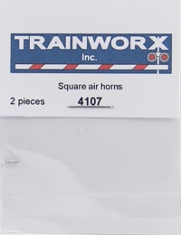 4107 Square Air Horns (1 Pair) 4107 Square Air Horns (1 Pair)
