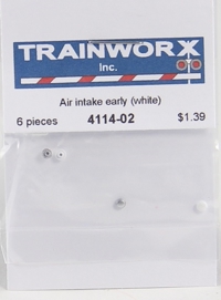 4114-02 Early-Style Air Intake for Semi Tractor (White) 4114-02 Early-Style Air Intake for Semi Tractor (White)