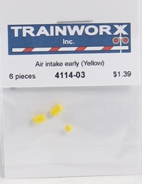 4114-03 Early-Style Air Intake for Semi Tractor (Yellow) 4114-03 Early-Style Air Intake for Semi Tractor (Yellow)