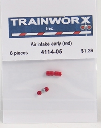 4114-05 Early-Style Air Intake for Semi Tractor (Red) 4114-05 Early-Style Air Intake for Semi Tractor (Red)