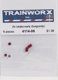 4114-06 Early-Style Air Intake for Semi Tractor (Burgundy) 4114-06 Early-Style Air Intake for Semi Tractor (Burgundy)