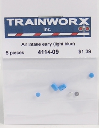 4114-09 Early-Style Air Intake for Semi Tractor (Light Blue) 4114-09 Early-Style Air Intake for Semi Tractor (Light Blue)