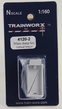 4120-2 Dump Box Kit with Vertical Bracing (White) 4120-2 Dump Box Kit with Vertical Bracing (White)