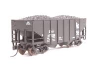 41276 2-bay 55t open hopper of the Jersey Central - black and white lettering 67258