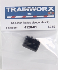 4128-01 61-1/2" Semi Tractor Flat-Top Sleeper (Black) 4128-01 61-1/2" Semi Tractor Flat-Top Sleeper (Black)