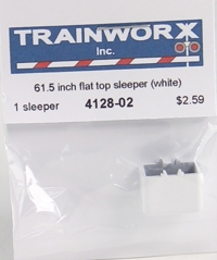 4128-02 61-1/2" Semi Tractor Flat-Top Sleeper (White) 4128-02 61-1/2" Semi Tractor Flat-Top Sleeper (White)