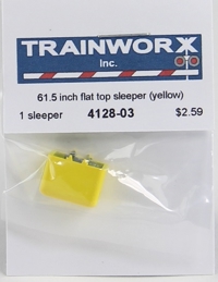 4128-03 61-1/2" Semi Tractor Flat-Top Sleeper (Yellow) 4128-03 61-1/2" Semi Tractor Flat-Top Sleeper (Yellow)