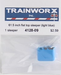 4128-09 61-1/2" Semi Tractor Flat-Top Sleeper (Light Blue) 4128-09 61-1/2" Semi Tractor Flat-Top Sleeper (Light Blue)