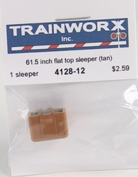 4128-12 61-1/2" Semi Tractor Flat-Top Sleeper (Tan) 4128-12 61-1/2" Semi Tractor Flat-Top Sleeper (Tan)