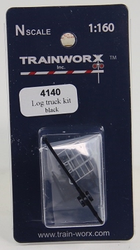 4140 Black Log Truck Kit with Aluminum Headache Rack, Black 4140 Black Log Truck Kit with Aluminum Headache Rack, Black