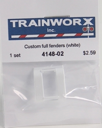 4148-02 Custom Full Fenders (White) 4148-02 Custom Full Fenders (White)