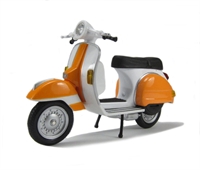 41506WO V type scooter in white and orange