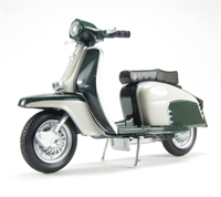 41507GR L type scooter in green and grey