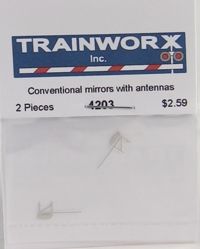 4203 Conventional Semi Tractor Mirrors (1 Pair) 4203 Conventional Semi Tractor Mirrors (1 Pair)