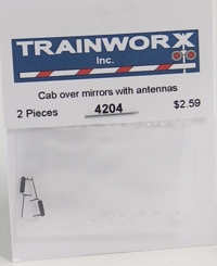 4204 Cab-Over Semi Tractor Mirrors (1 Pair) 4204 Cab-Over Semi Tractor Mirrors (1 Pair)