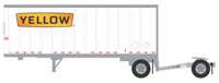 42885-07 LTL Short Trailer, Yellow #7 42885-07 LTL Short Trailer, Yellow #7